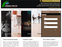 Tablet Screenshot of danceonus.com